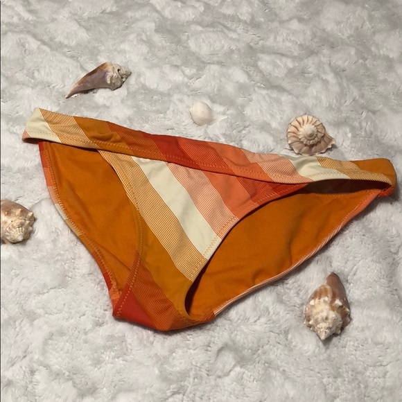 Old Navy Other - 🦄SALE Orange stripe bikini bottoms small